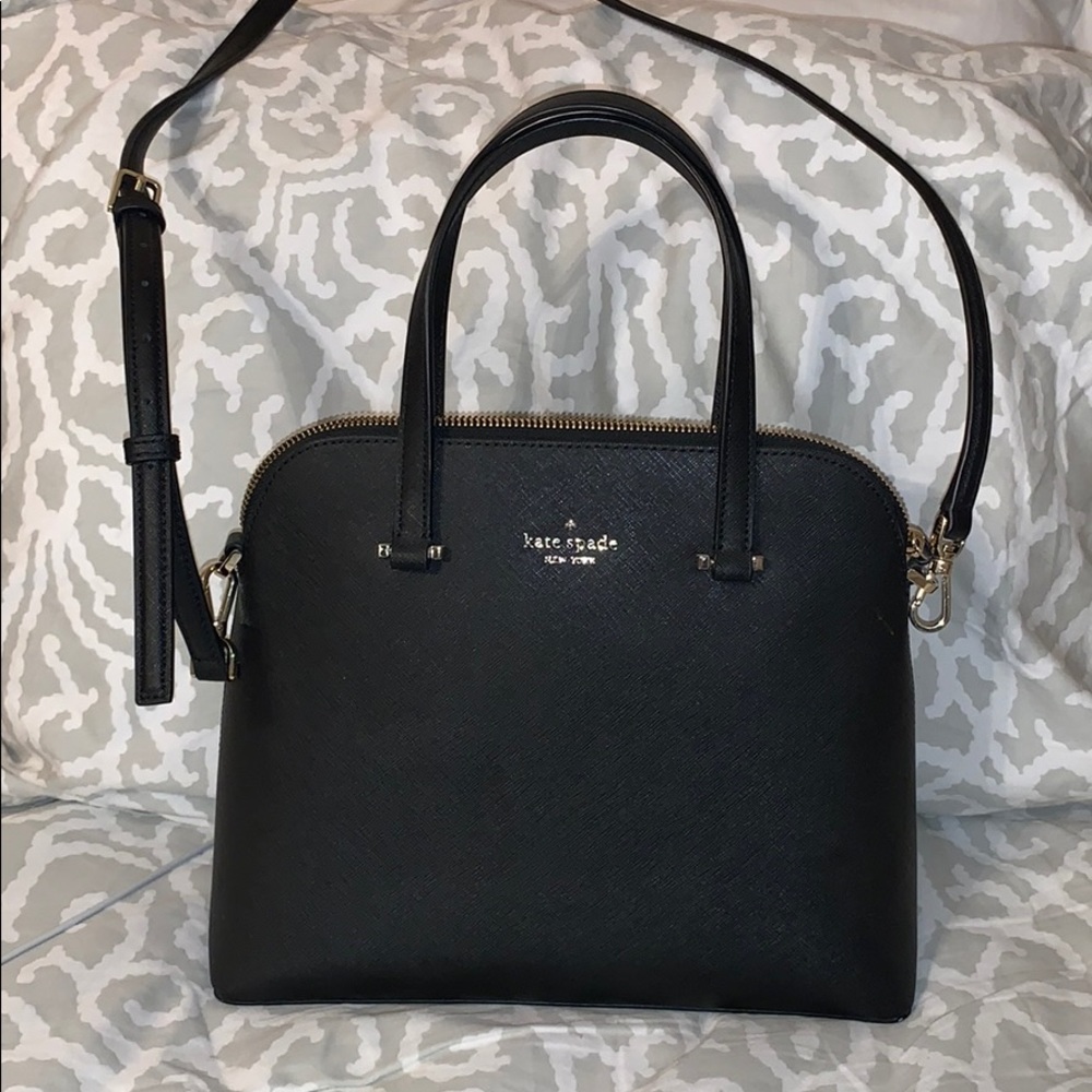 Black Kate space satchel/crossbody